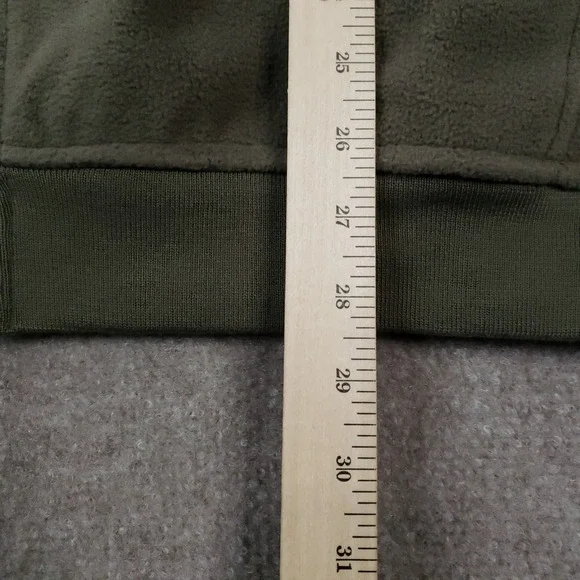 Boyt Harness Company Vest Men 2XL Green Fleece Full Zip Shoulder Patch‎ Shooting